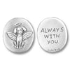 Dog Angel Pewter Pocket Token