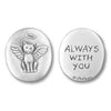 Cat Angel Pewter Pocket Token